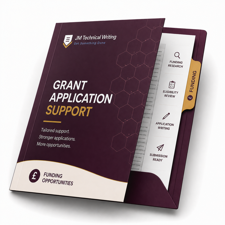 UK Grant Identification & Application Support